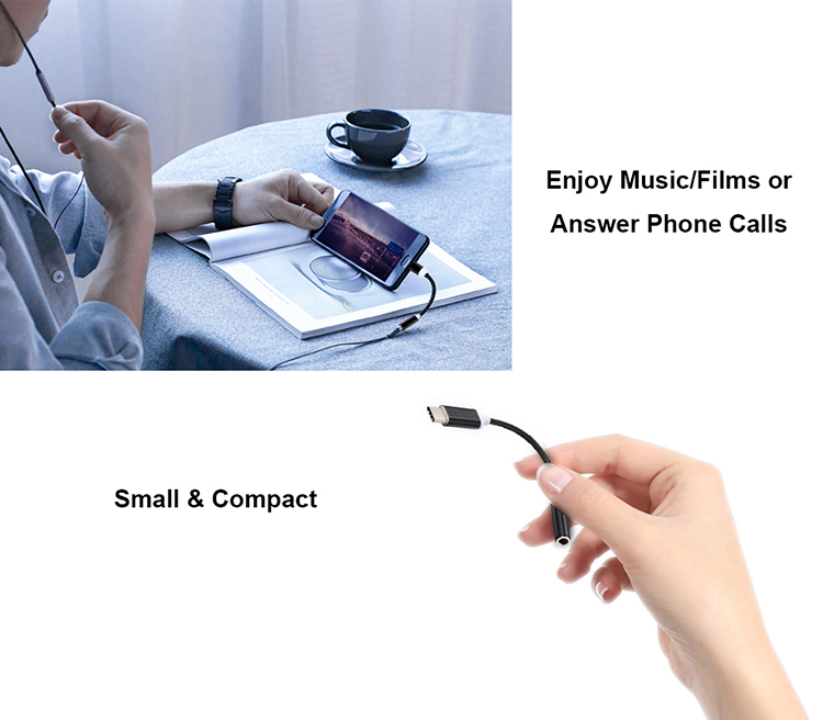 Cáp Chuyển Đổi Âm Thanh Cho Tai Nghe Xiaomi Samsung