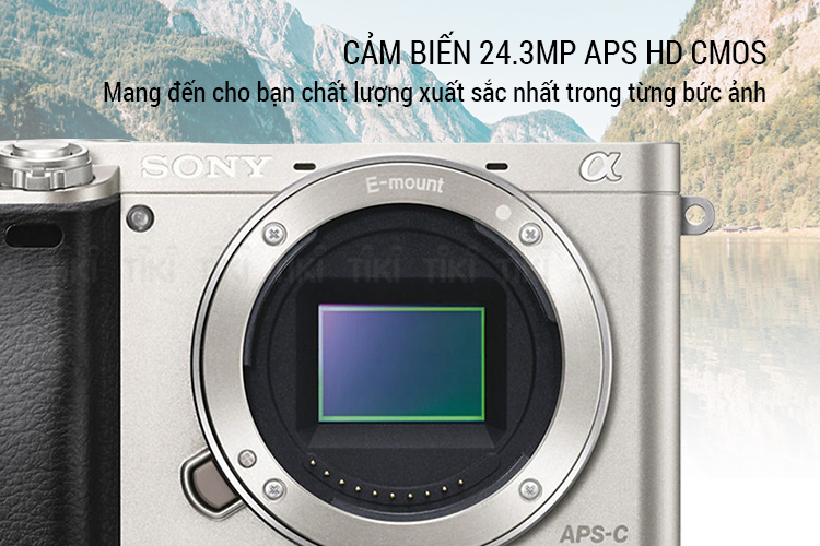 Máy ảnh Sony A6000 kit 16-50mm - Tặng thẻ 16GB + Túi - Hàng Chính Hãng