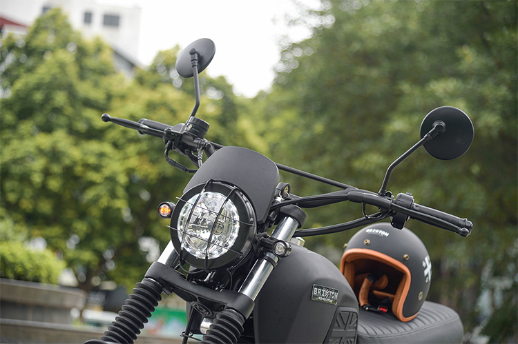 Xe Mô Tô Brixton Café Racer BX150R - Bạc