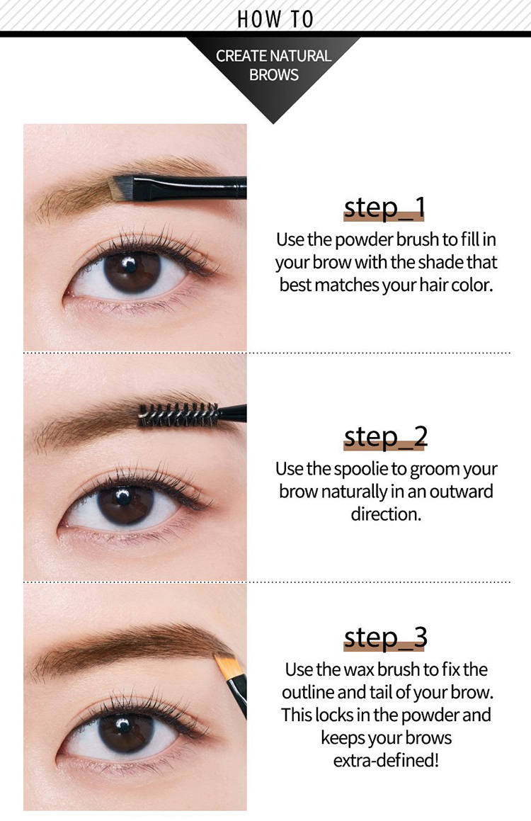 Bột Kẻ Chân Mày Clio Kill Brow Conte Powder Kit (Ad) 5.5g