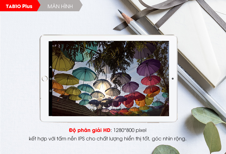 Máy Tính Bảng Masstel Tab 10 Plus - Hàng Chính Hãng