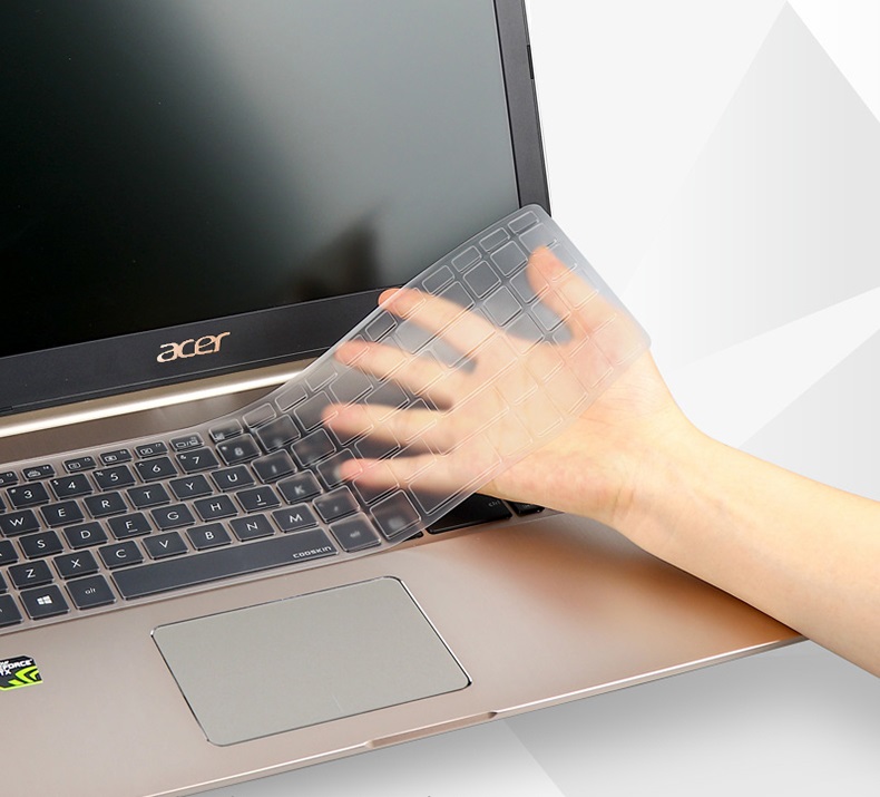 miếng silicon bảo vệ bàn phím laptop acer 15.6inch