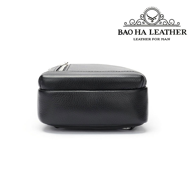 Túi đeo trước ngực, túi đeo vai da bò thật 9104 Túi đeo chéo vai