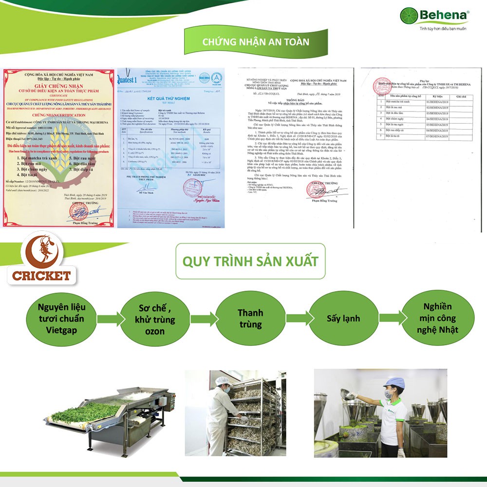 Bột dâu tây Behena