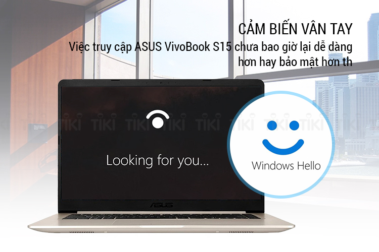 Laptop Asus Vivobook S15 S510UA-BQ111T Core i3-7100U / Win 10 15.6 inch - Hàng Chính Hãng