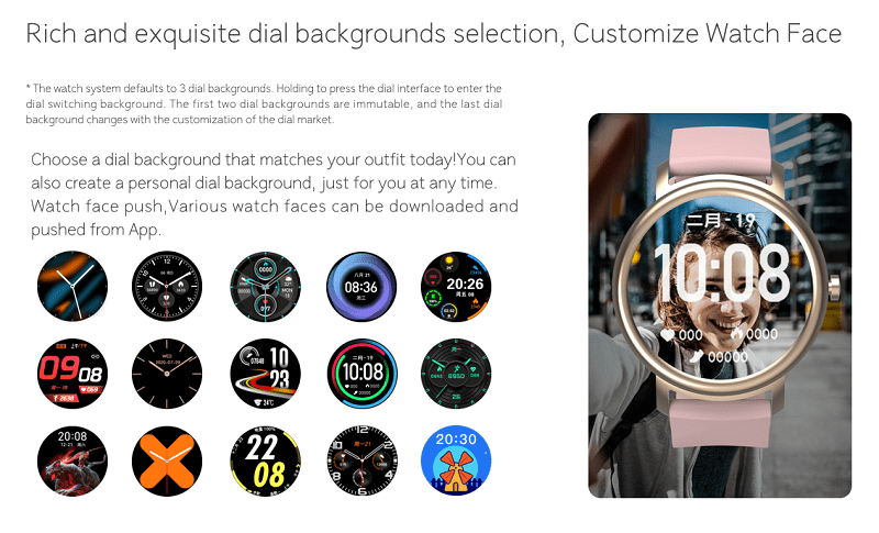 smartwatch Mibro Air, Thiết kế tròn ấn tượng, pin 25 ngày, thiết kế đẹp và thanh lịch với mặt đồng hồ tròn, kích thước 1,28 inch và tỷ lệ màn hình so với thân máy đạt 95%, chuẩn IP68 bảo vệ smartwatch khỏi tác động từ mồ hôi, mưa hay nước