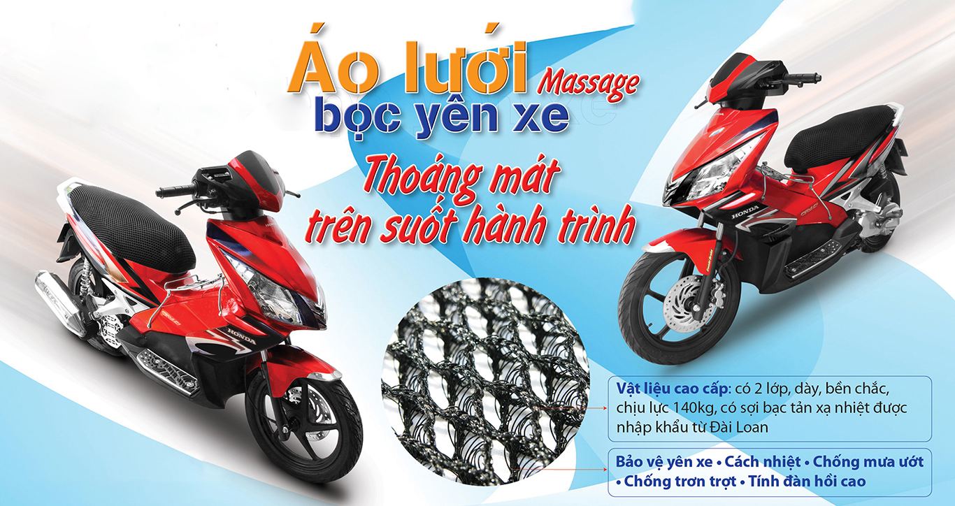áo lưới bọc yên cho xe máy