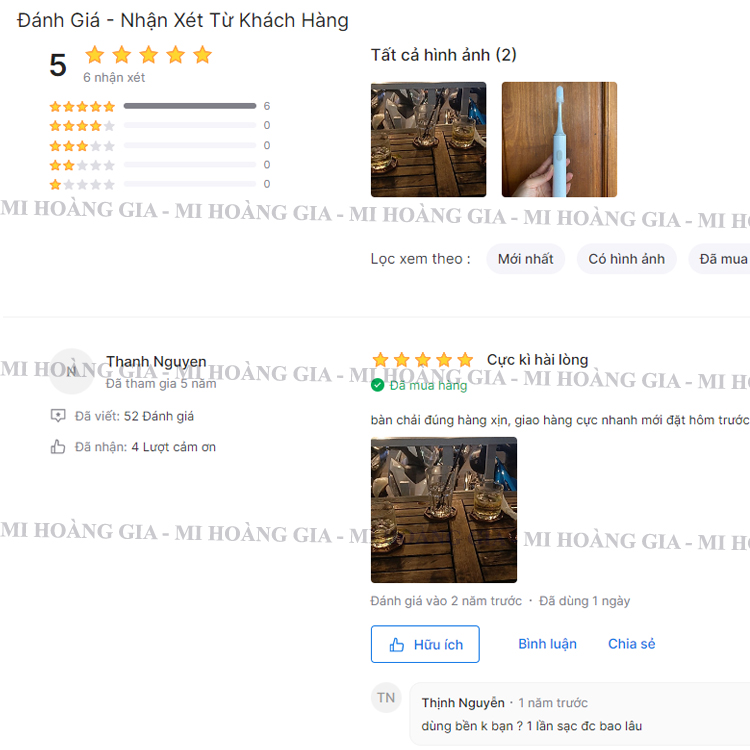 Bàn Chải Đánh Răng Điện Mi T300 Sonic Electric Toothbrush