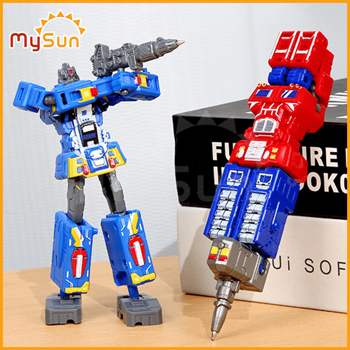 Bút bi biến hình robot siêu nhân độc lạ đồ chơi cho bé MySun