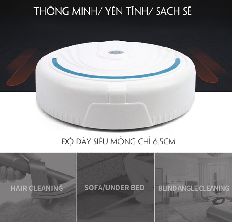 Máy quét nhà tự động Sweep (Giao màu ngẫu nhiên)