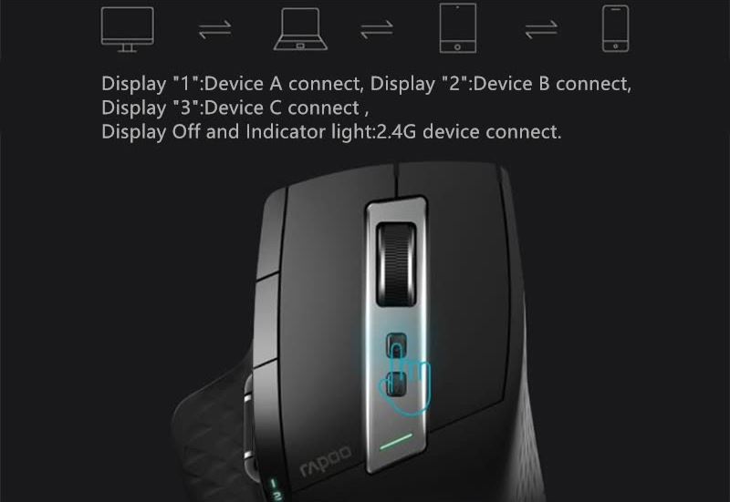 Chuột Bluetooth Không Dây Rapoo MT750S