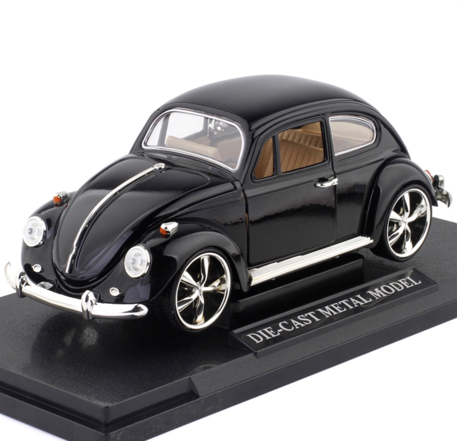 Mô hình xe Volkswagen Classic Beetle Black 124 Welly  22436  Xe mô hình