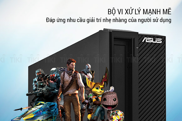 PC ASUS D540SA I58400007D Core i5-8400/4GB/1TB/Dos - Hàng Chính Hãng