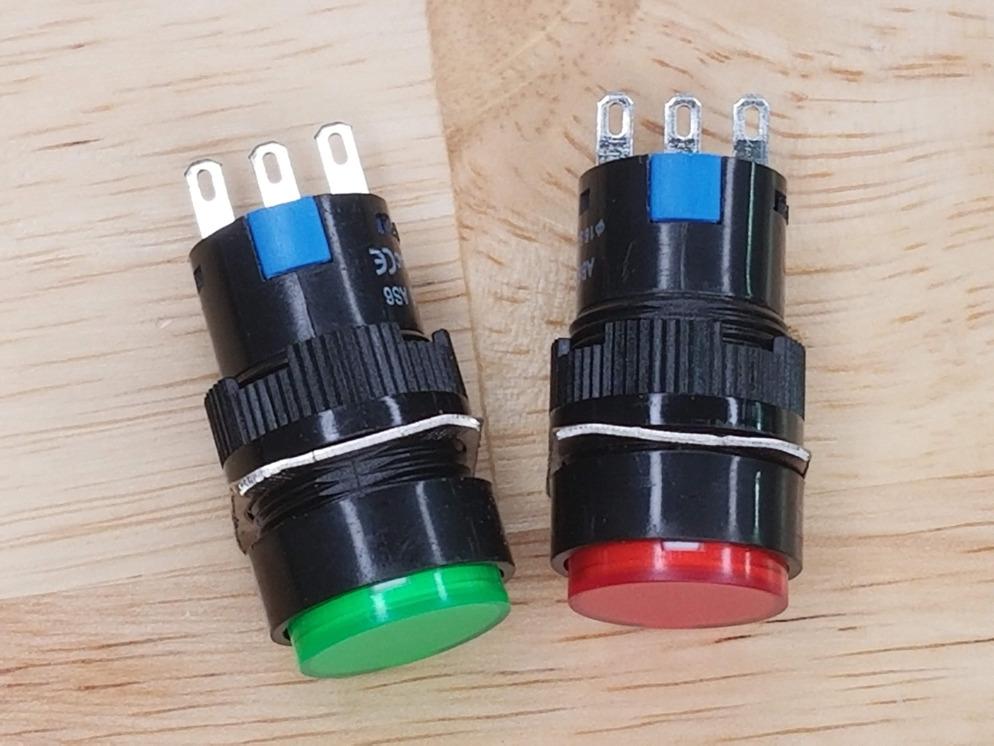 fukidi Công tắc nút nhấn giữ LA16Y-11Z AB6Y-A 16mm