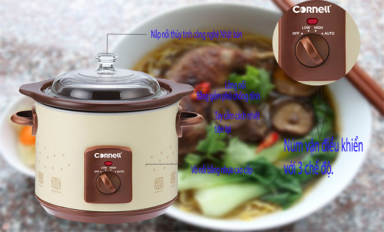 Nồi tiềm thực phẩm Cornell CSC-D35C (30L)