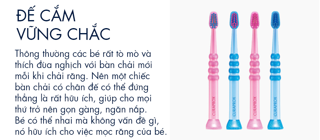 bàn chải răng trẻ em curaprox cs baby 0-4 tuổi 8