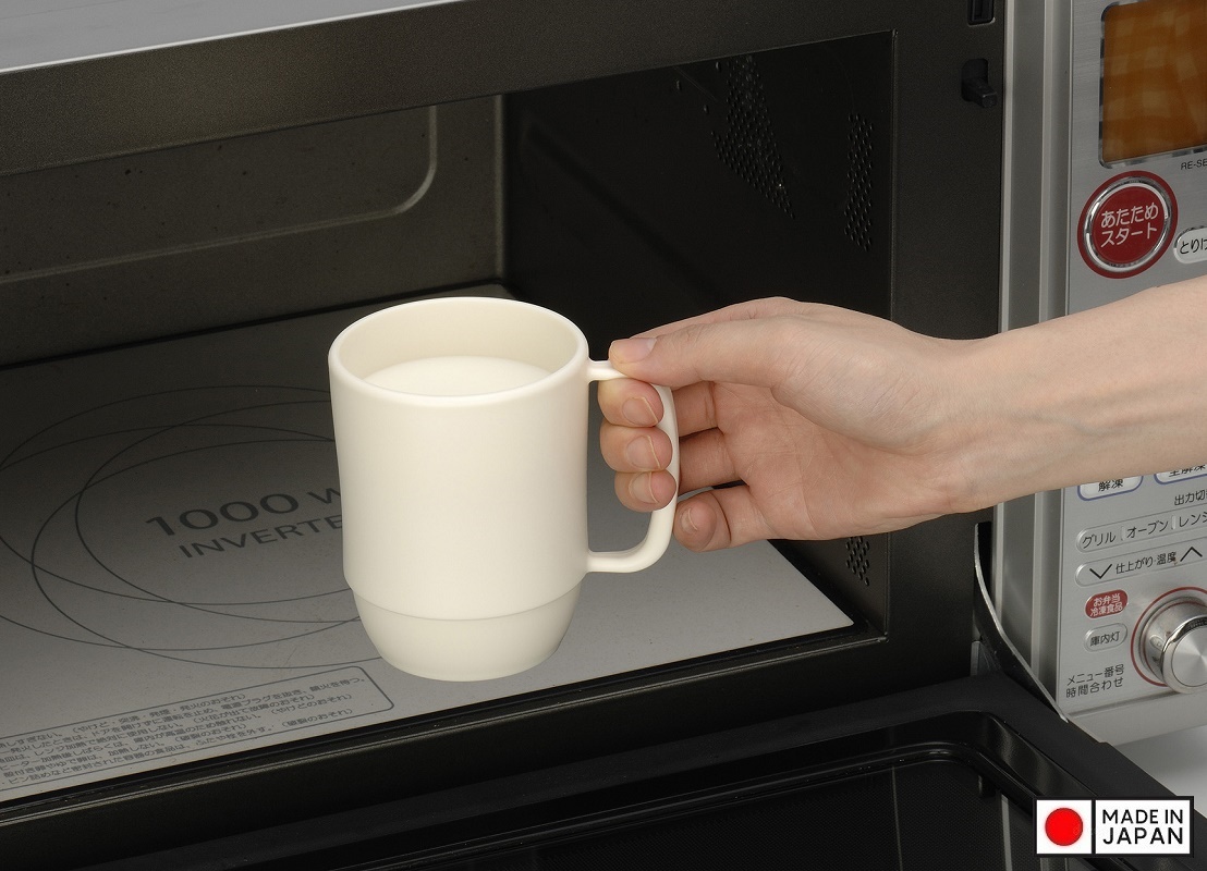 Combo Cốc nhựa uống nước Inomata cao cấp - Trắng ngà nội địa Nhật Bản