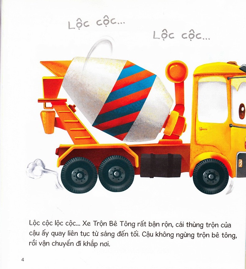 Combo Thế Giới Xe Công Trình (6 Cuốn)