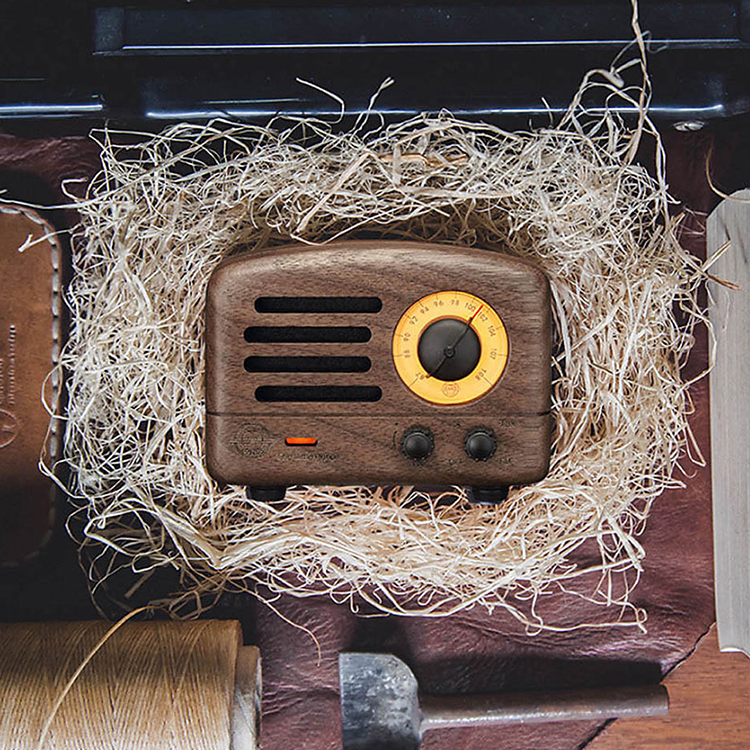 Xiaomi Mijia BT Speaker Smart Mini Wireless Portable Soundbox Bass Speakers Audio Player Music Amplifier For Travel - Brown