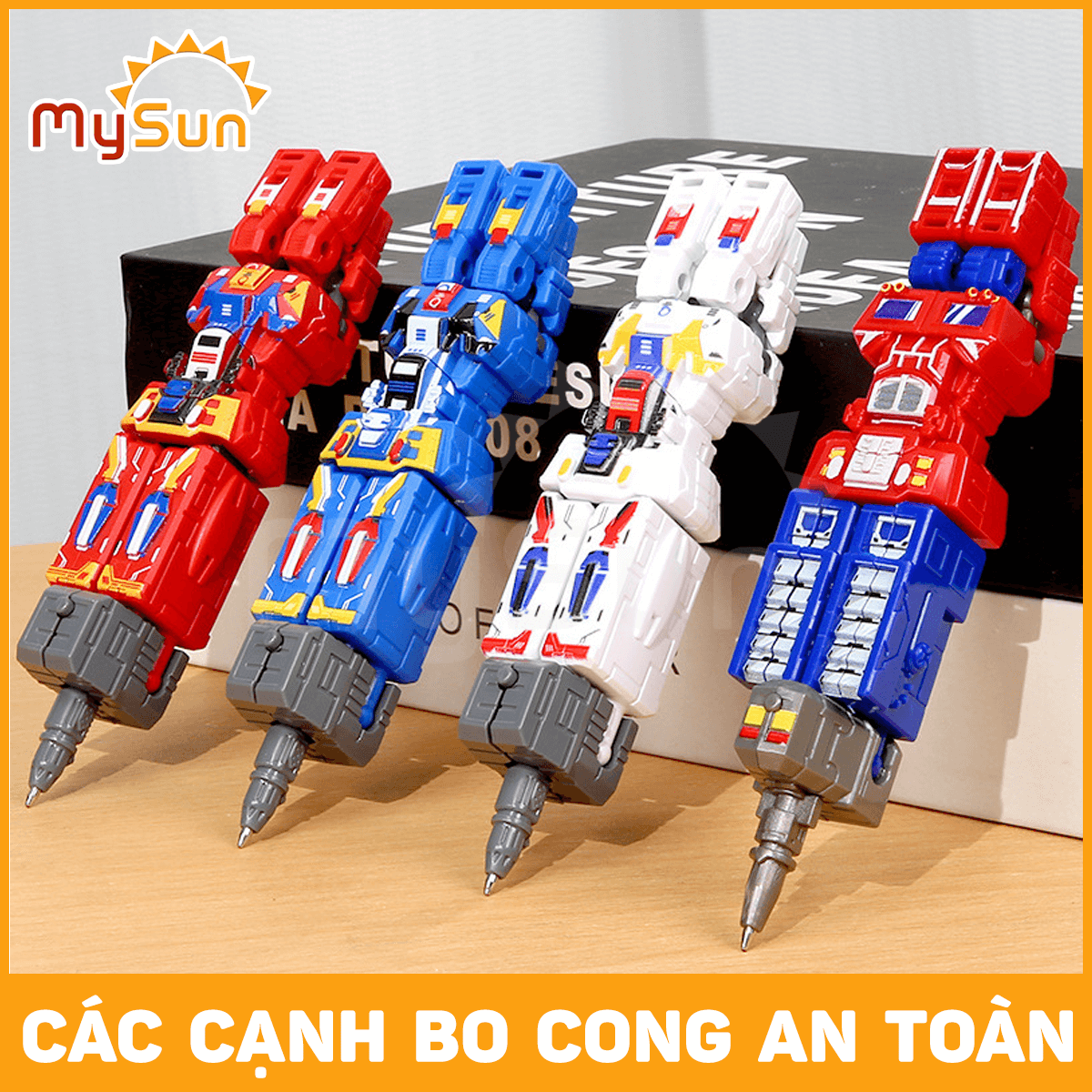 Bút bi biến hình robot siêu nhân độc lạ đồ chơi cho bé MySun