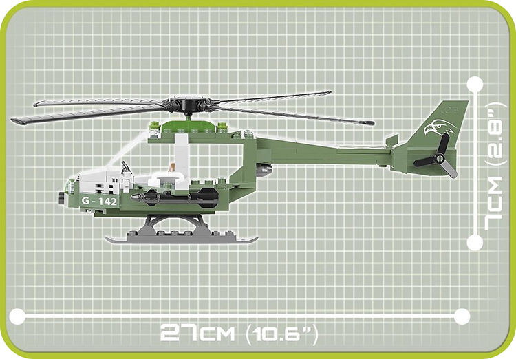Đồ Chơi Lắp Ráp Trực Thăng Chiến Đấu COBI - 2362