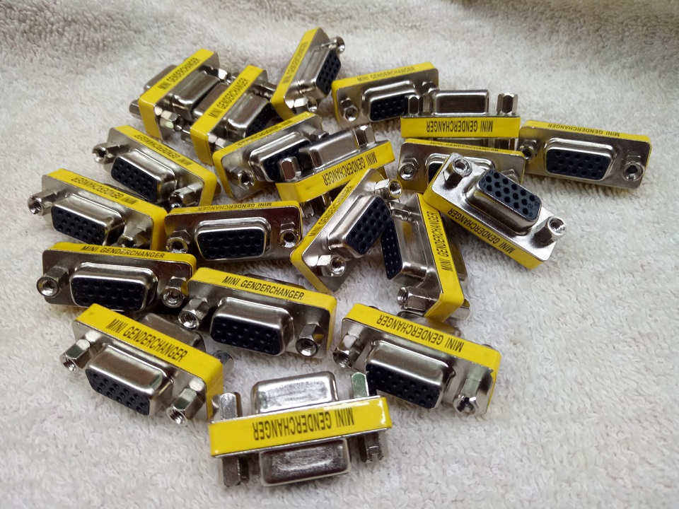 Đầu nối dây vga (2 đầu âm) hàng chính hãng