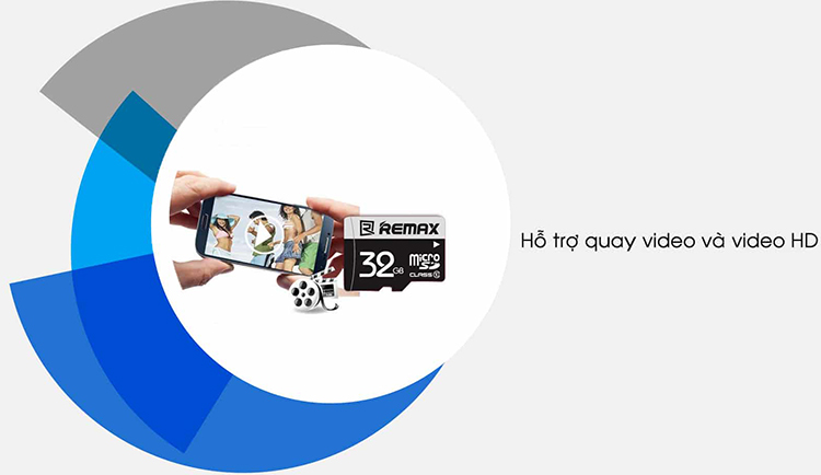 Thẻ Nhơ Mircro SD Card 32GB Remax C10 (Xám) - Hàng Chính Hãng