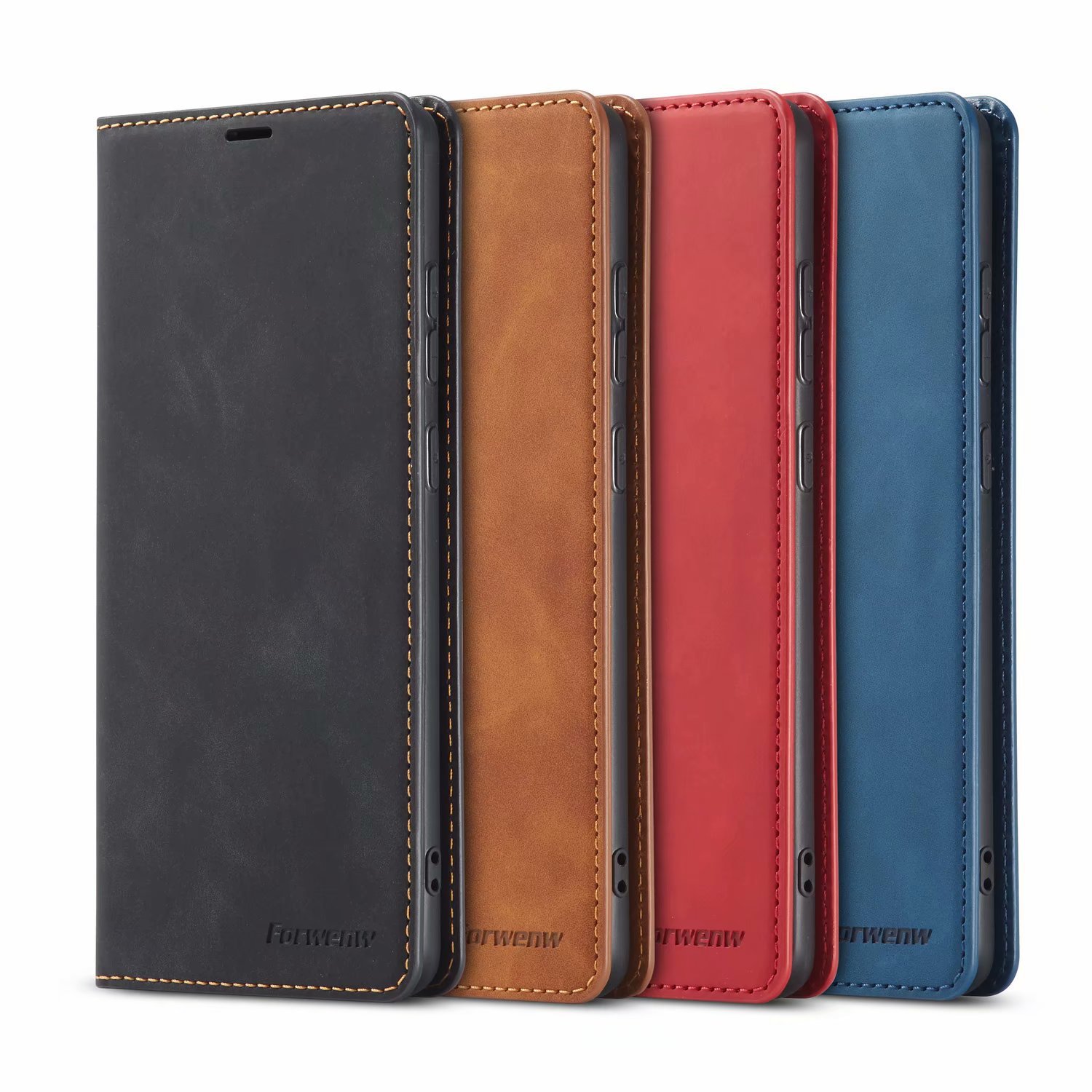 Bao da dành cho Samsung Galaxy Note 20 Ultra dạng ví chính hãng Forwenw cao cấp -  Hàng nhập khẩu ( Tặng kính cường lực bảo vệ Camera )