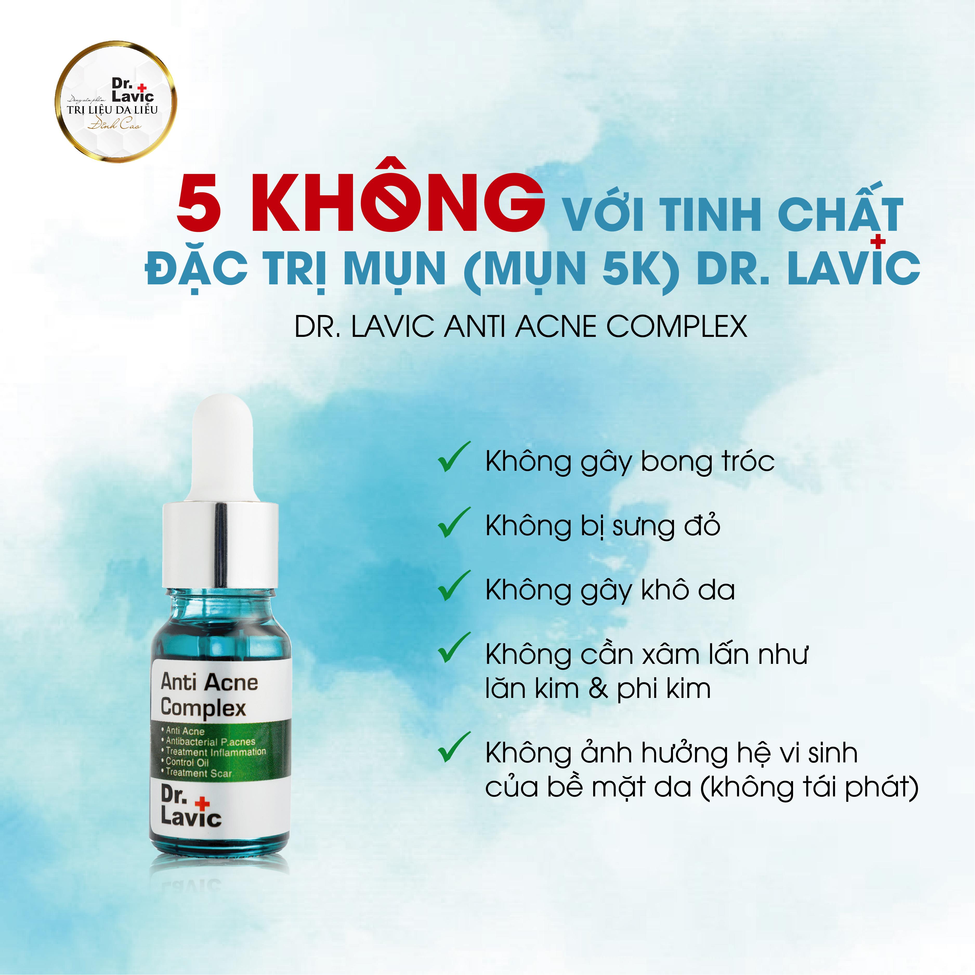 SERUM MỤN 5K DR.LAVIC - Dr.Lavic Anti acne complex - Sản phẩm trị mụn |  MuaDoTot.com