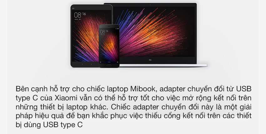 Cáp Chuyển USB Type-C To HDMI Xiaomi (Trắng) - Hàng Chính Hãng