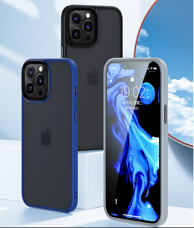 Ốp lưng viền màu lưng nhám trong chống sốc hiệu J-Case dành cho iPhone 11 Pro Max, 12 Pro Max( hàng chính hãng)