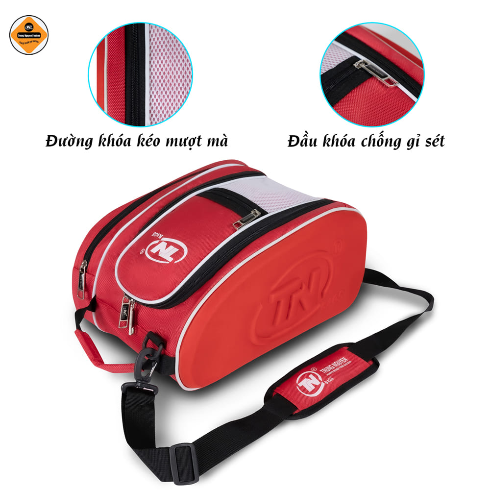 Túi đựng giày cao cấp 2 ngăn TN Bags – Túi đựng giày bóng đá chống nước, tiện lợi, sang trọng cho đi tập gym thể thao TN.B9002