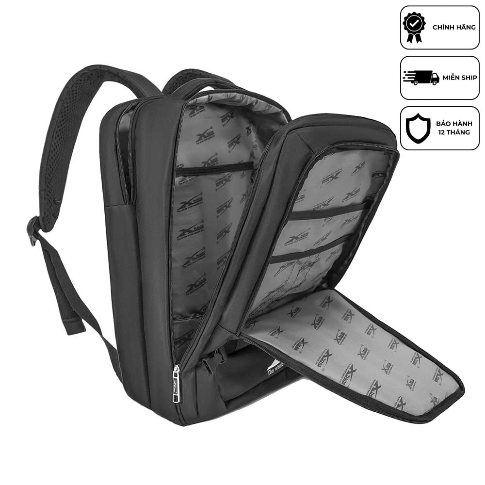 Balo Nam Nữ Cỡ Lớn Xbags Leader Xb 2006 – Balo Laptop 17 Inch, Nhiều Ngăn, Mở 180 Độ, Thiết Kế Tiện Dụng Cao Cấp!