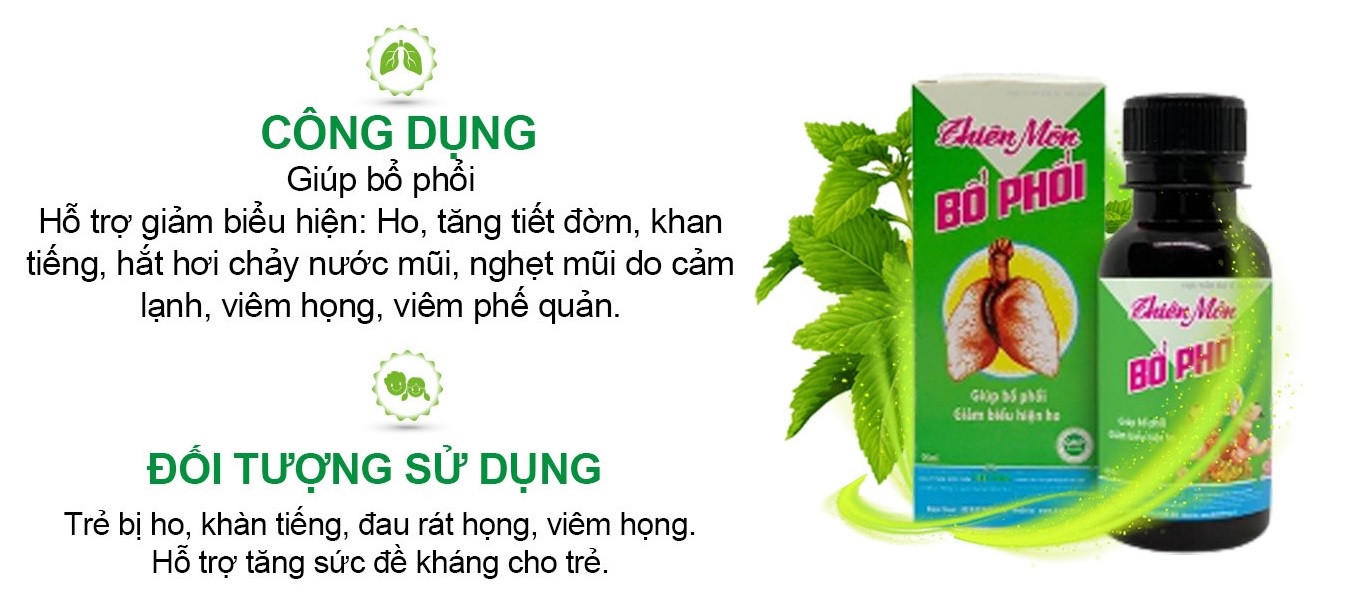 Thiên Môn Bổ Phổi Dược Bình Đông Chai 90ml dành cho Trẻ em – Giảm ho nhanh chóng, Bổ phổi thật hay