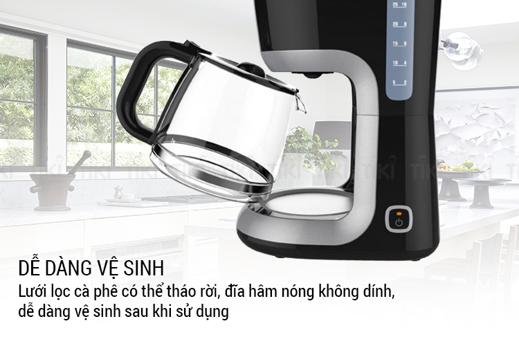 Máy Pha Cà Phê Electrolux ECM3505 - Đen - Hàng chính hãng