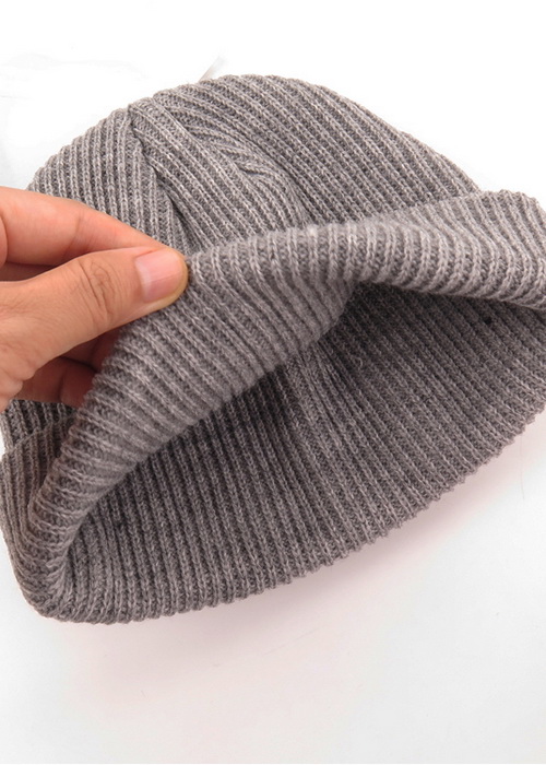 Mũ len trùm đầu phong cách Hip Hop NL17, Nón len trơn phong cách Hàn Quốc dành cho cả nam và nữ - Màu xám