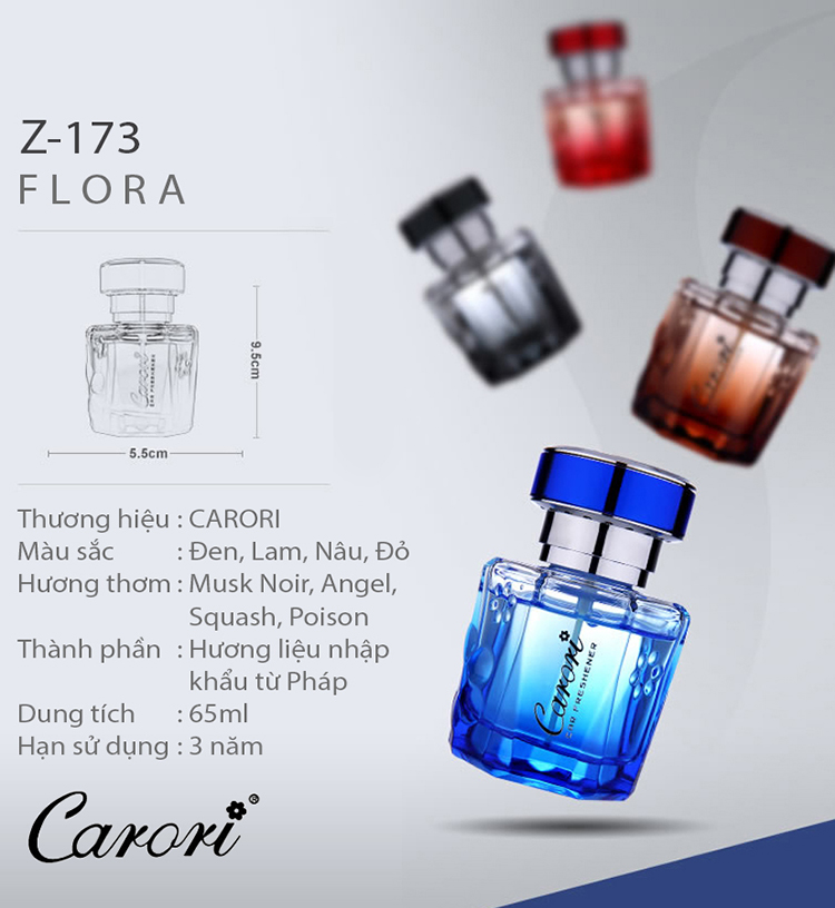 Nước hoa ô tô CARORI FLORA Z-1733 Squash 65ml