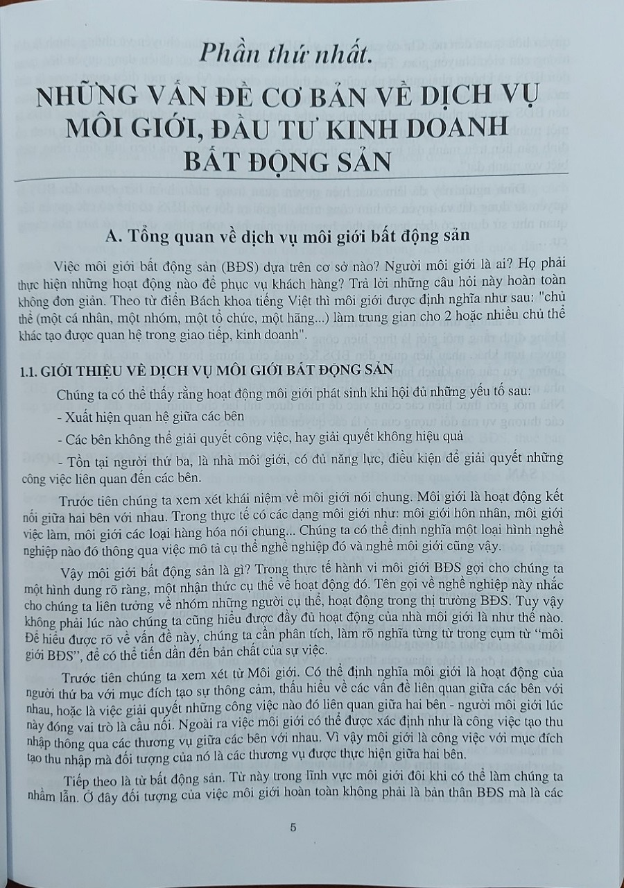 Pháp Luật Về Môi Giới, Đầu Tư Kinh Doanh Bất Động Sản, Nhà ở Và Đất Đai 2