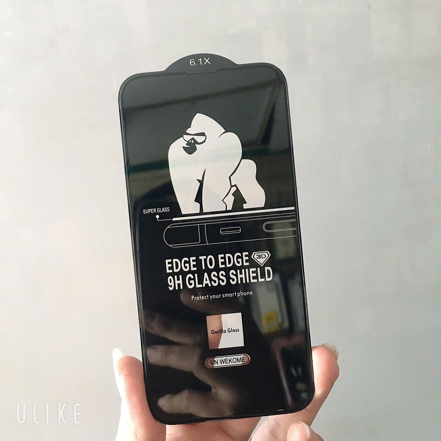 Kính cường lực cho iPh 16e trong suốt full màn hình ( hàng chính hãng)