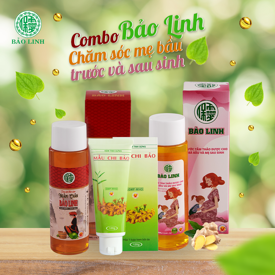 combo nước tắm tinh dầu cho mẹ, kem gừng, nước ngâm chân. chăm sóc mẹ bầu trước và sau sinh. 1