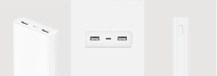Pin Sạc Dự Phòng Xiaomi Mi 2C 20.000 mAh 2 Cổng USB Tích Hợp QC 3.0 PLM06ZM - Hàng Chính Hãng