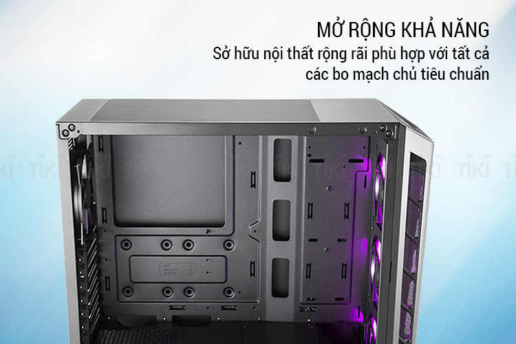 Vỏ Case Cooler Master MB 520 RGB TG - Hàng Chính Hãng