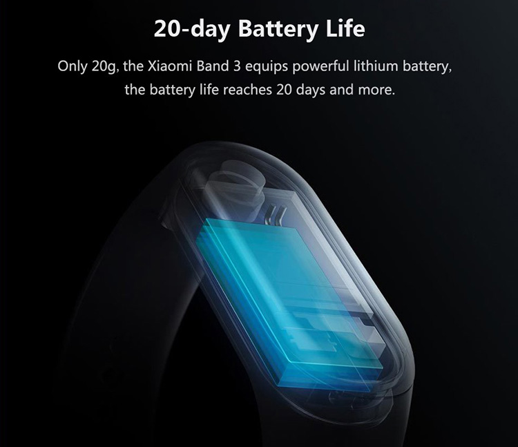 Xiaomi Mi Band 3 Smart Sports Bracelet Tracker Heart Rate Sleep Monitor Call Reject Intelligent Remind Fitness Pedometer