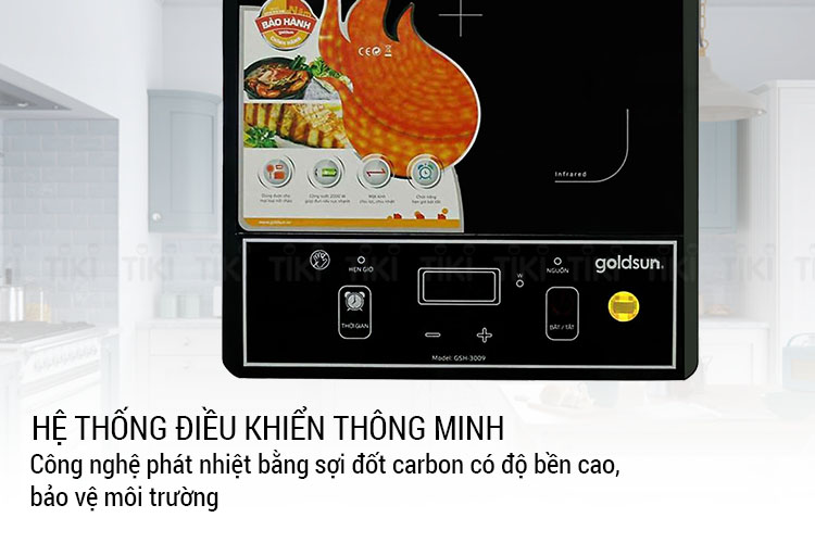 Bếp Hồng Ngoại Cơ Goldsun Gsh-3009 (2000W) - Hàng chính hãng