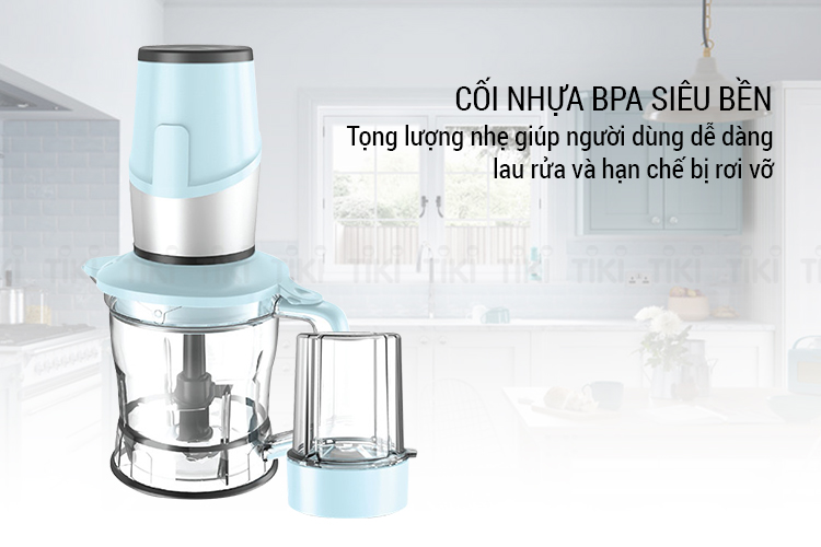 Máy Xay Sinh Tố Đa Năng Sunhouse Mama SHD5341 (500W - 1.2 Lít) - Xanh - Hàng Chính Hãng