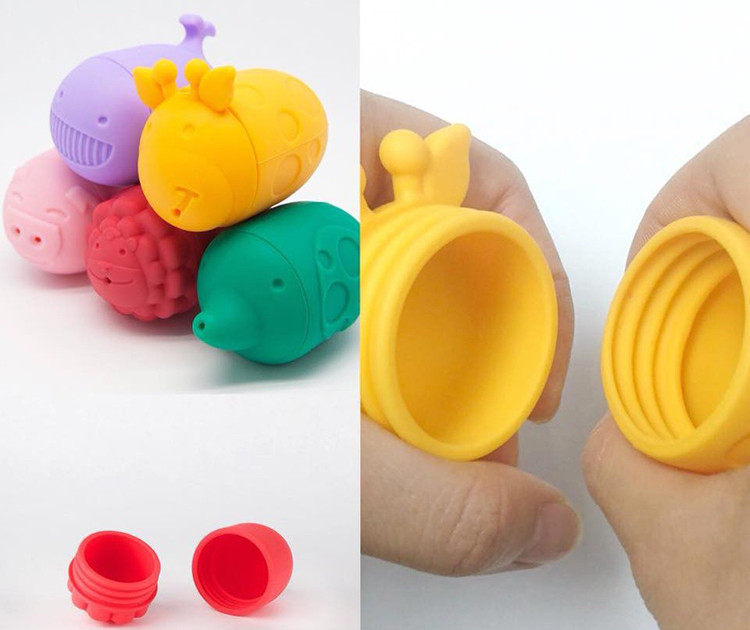 Đồ chơi tắm silicone set 3 con vật Marcus & Marcus - Ollie, Willo & Lola