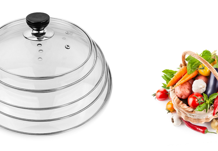 Nắp Nồi The United States kitchen (maxcook) Thủy Tinh 22cm MPG222T ( Chống Tràn Chống Nóng)