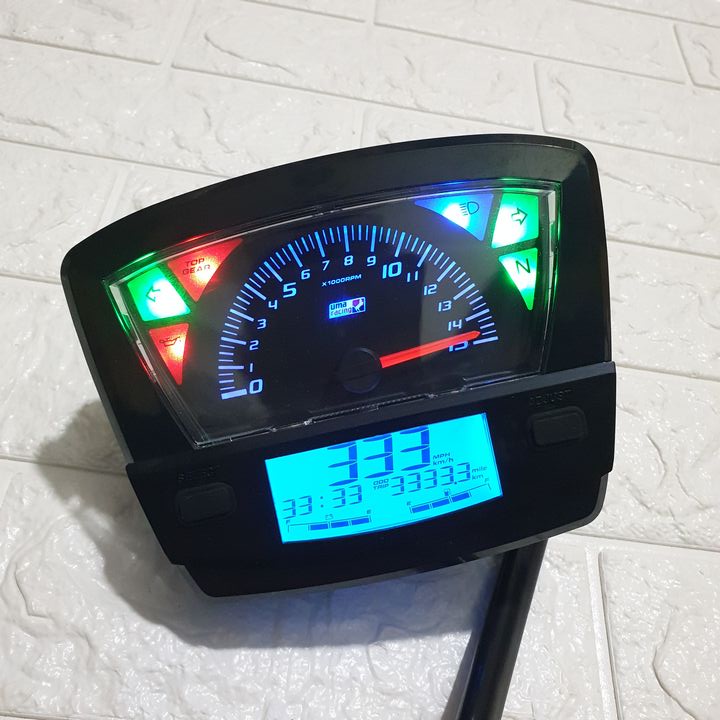 Top nhiều hơn 76 đồng hồ xe dream hay nhất 6 Đồng hồ xe máy dream thái osaka công tơ mét dream Lazadavn