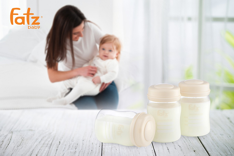 Bộ 3 bình trữ sữa Faztbaby FB0120N 150ml