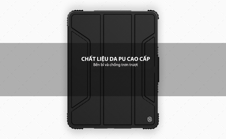 Bao da iPad Pro 11 2018 Nillkin with Pencil Holder - Hàng Nhập Khẩu